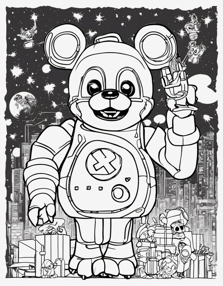 five nights at freddys coloring pages