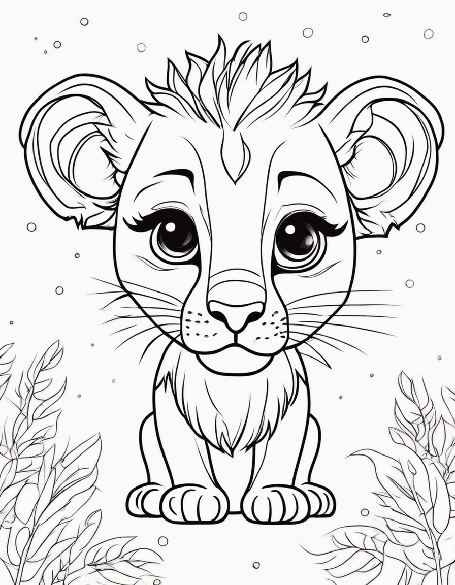 lion coloring pages