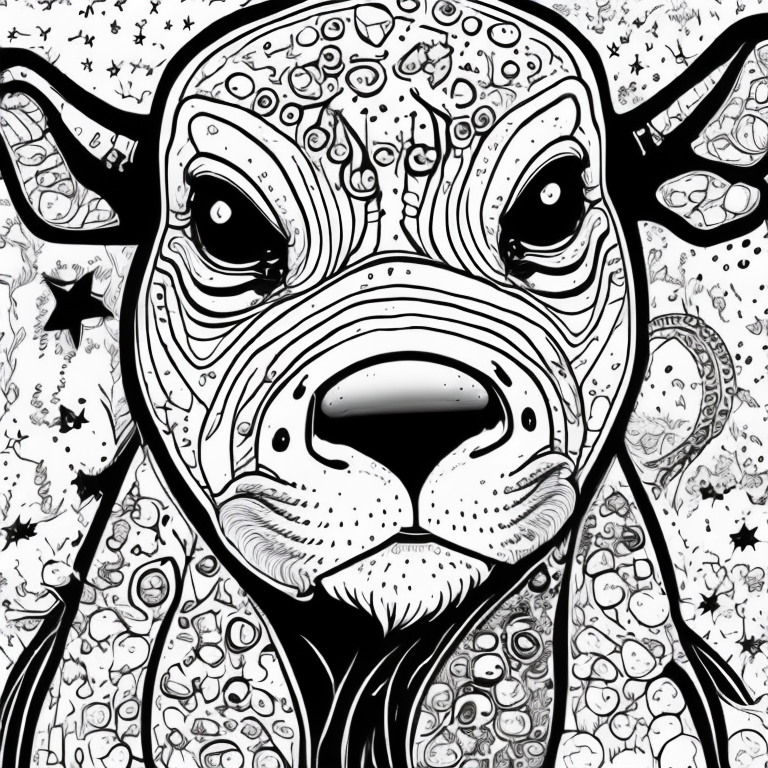 animal for kids coloring page