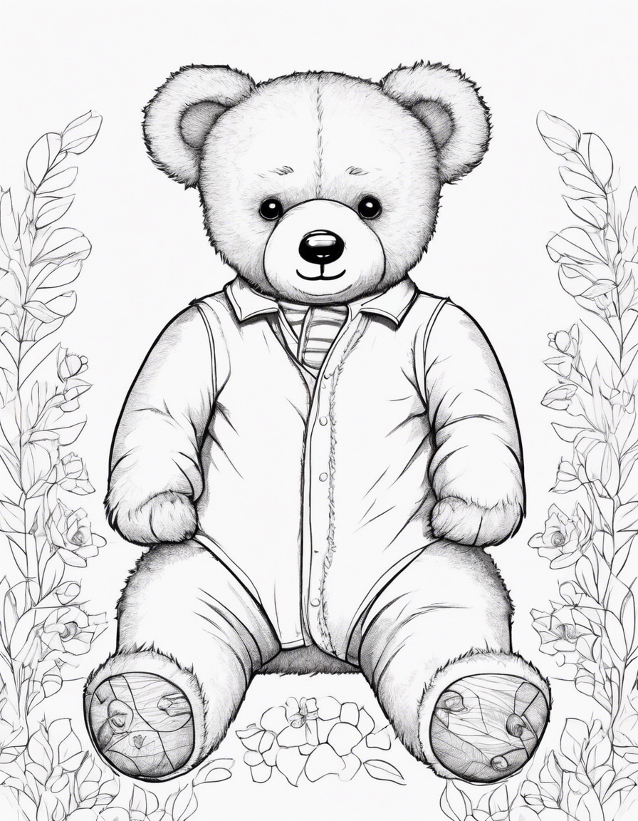 teddy bear coloring pages