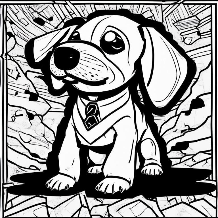 dog coloring pages