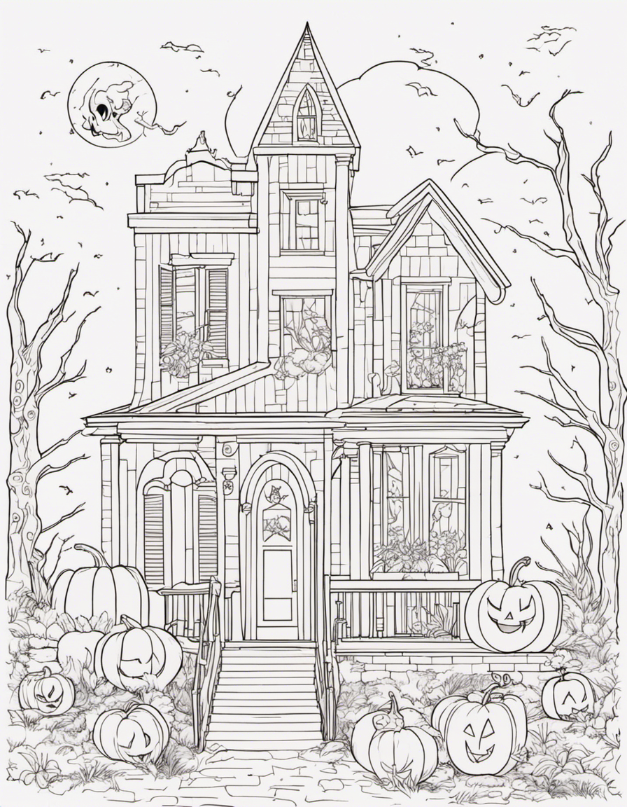 halloween coloring page