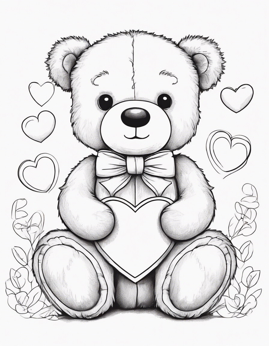 teddy bear coloring pages