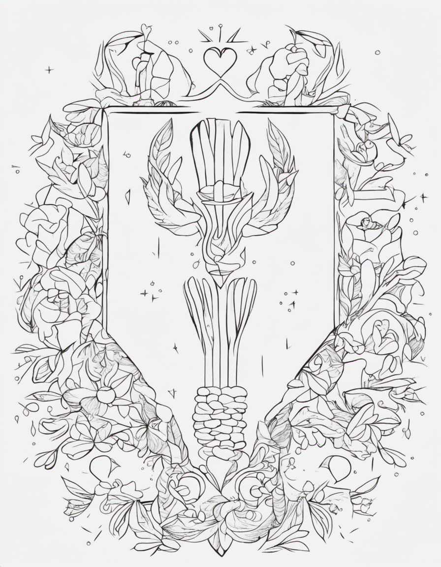 heart  coloring page