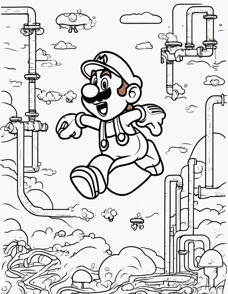 mario coloring pages