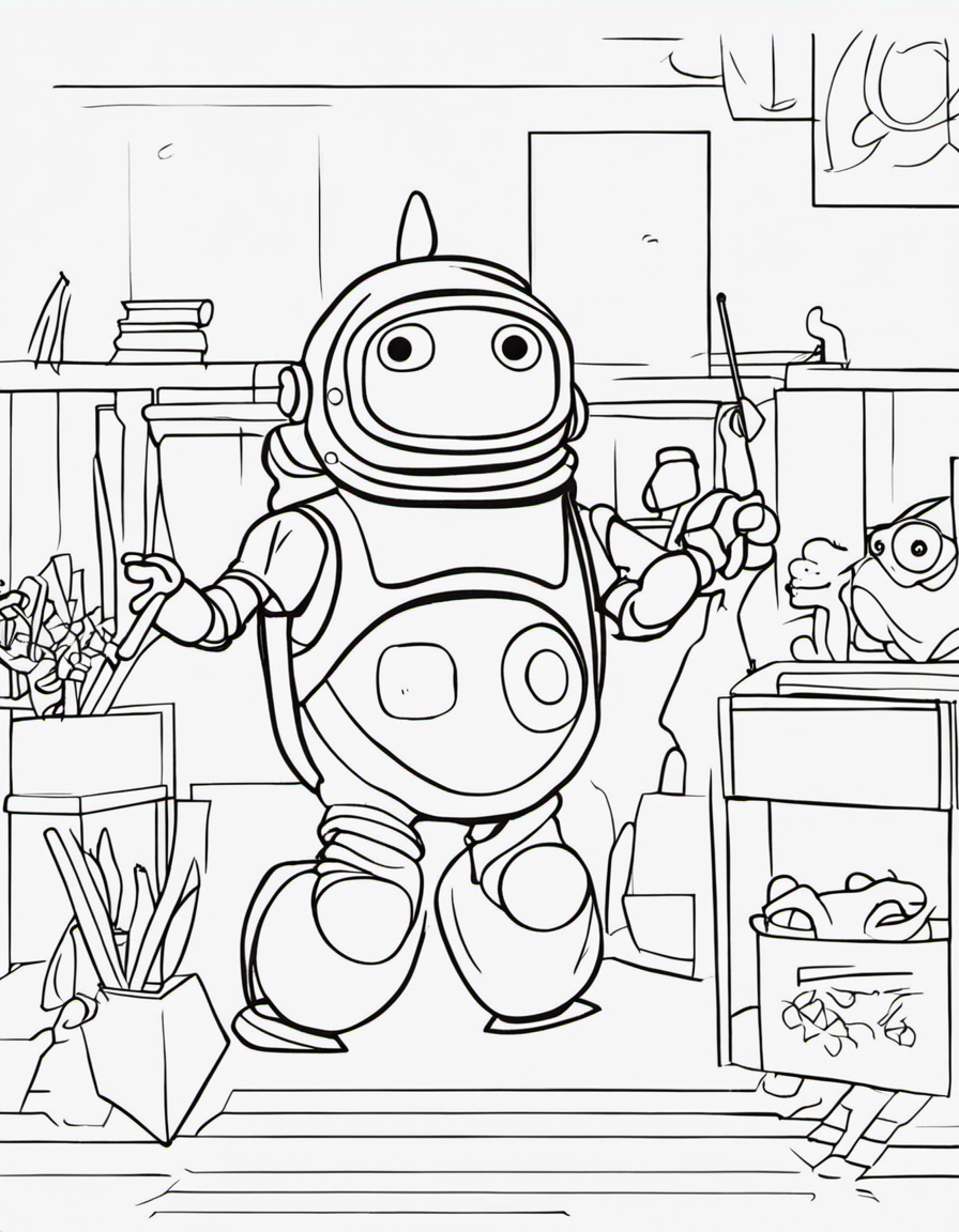 keroppi coloring page