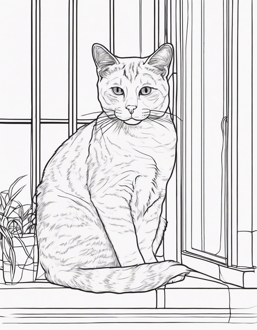 cat coloring pages