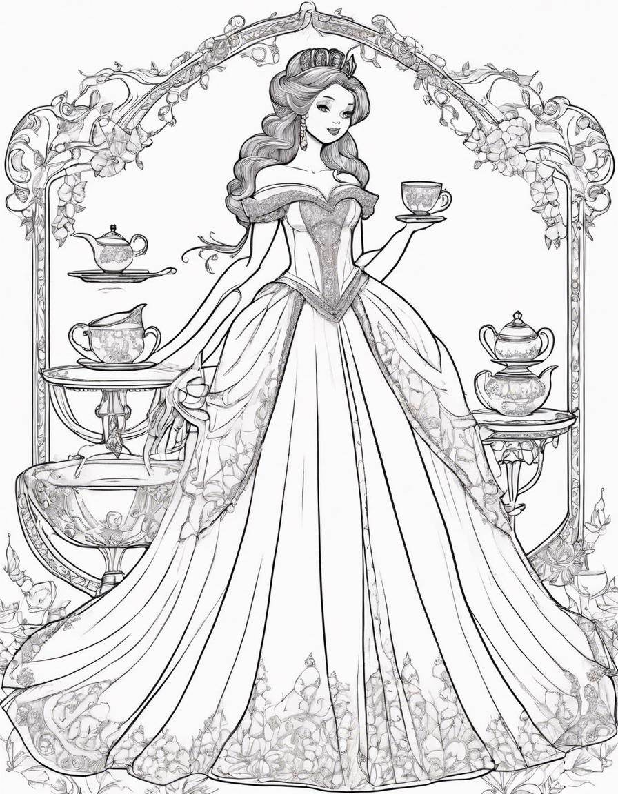 dress coloring pages