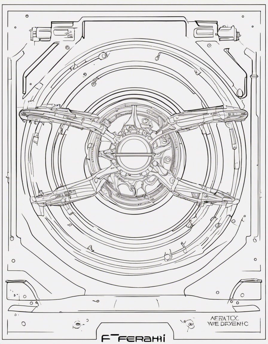 ferrari for adults coloring page