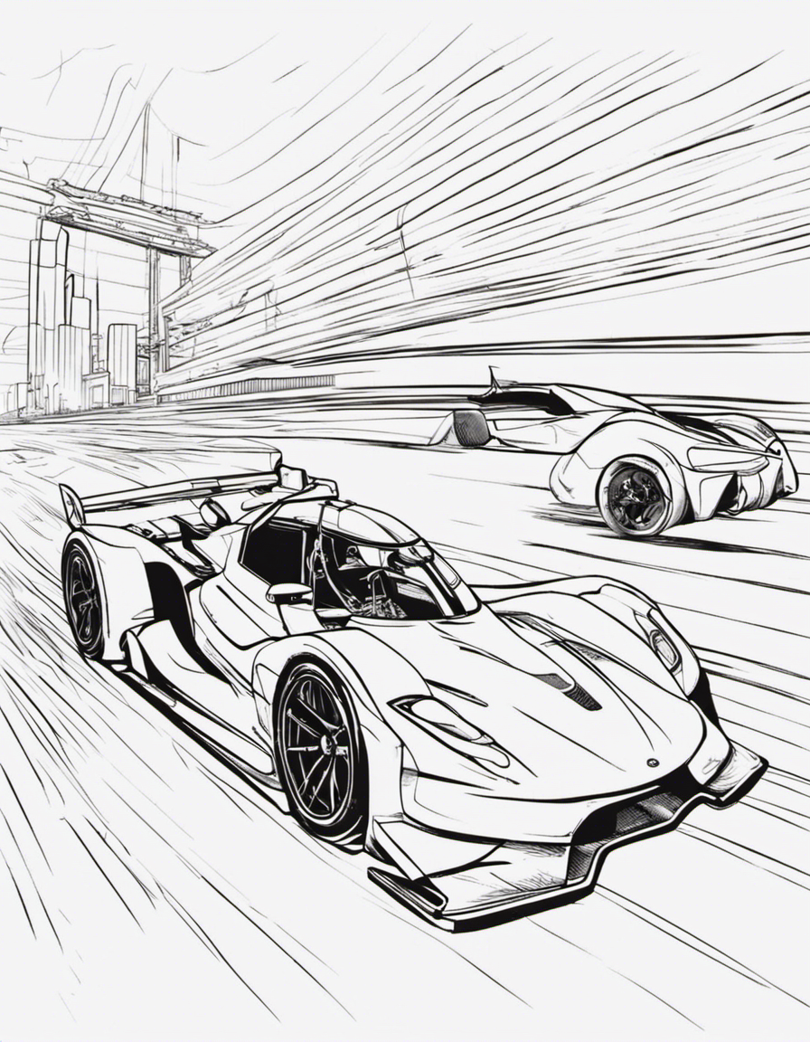 race car coloring pages