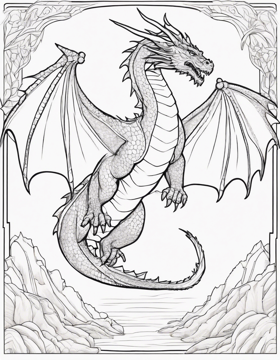 dragon coloring pages