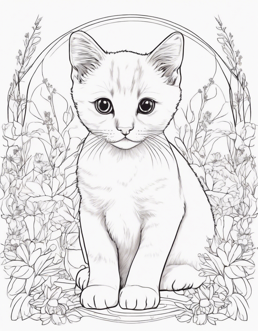 kitten coloring pages