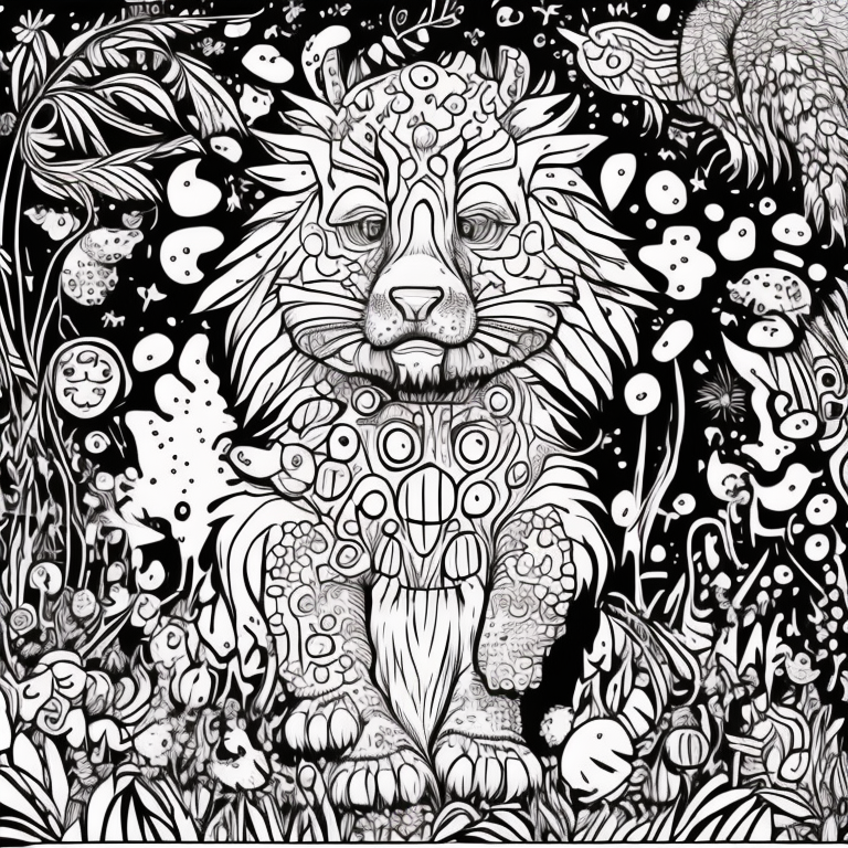 animals coloring page