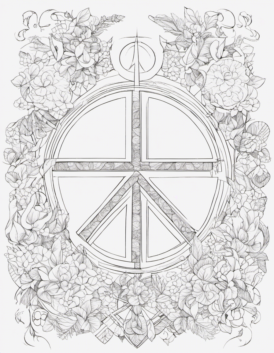 peace coloring pages