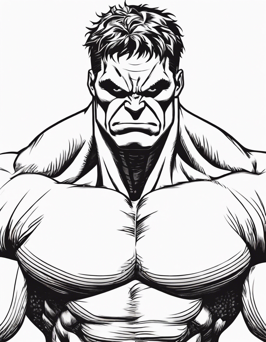 Hulk com a roupa do homem aranha pendurado em um fio de teia coloring page