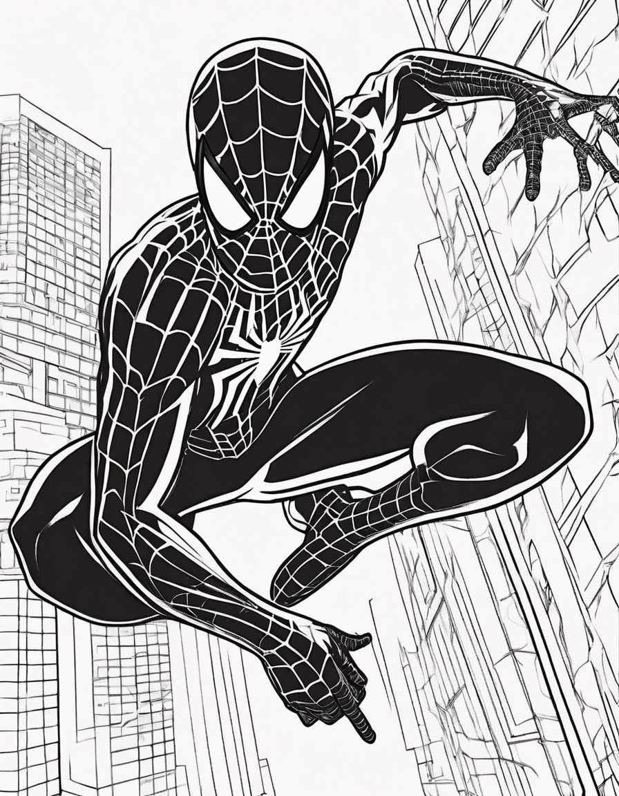 miles morales coloring pages