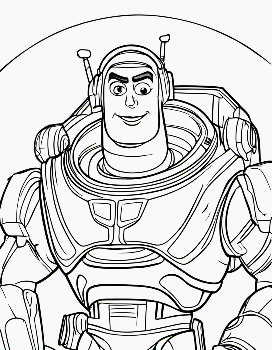 buzz lightyear coloring pages