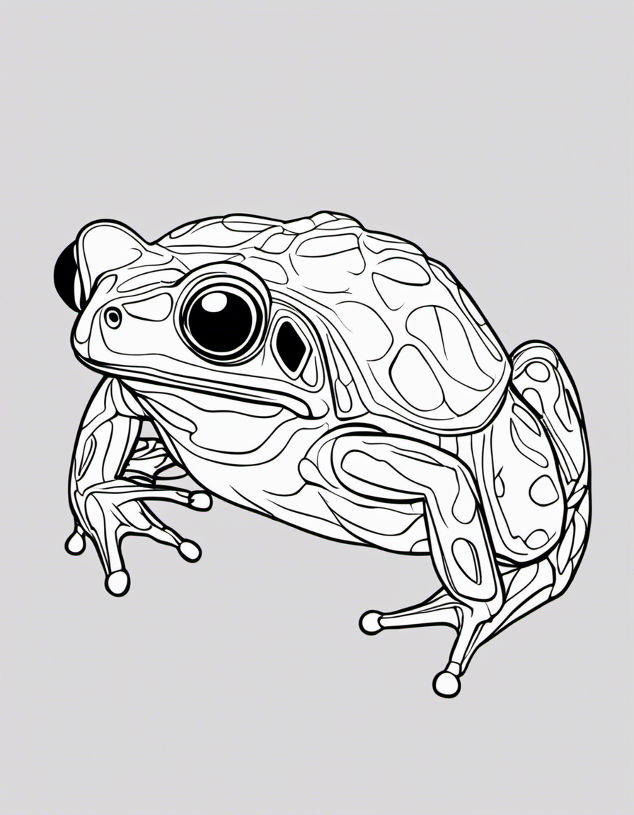 toad for children coloring page