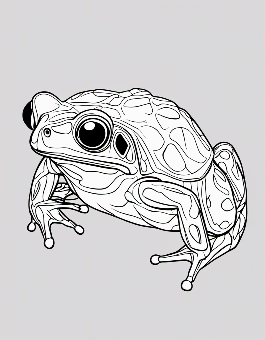 toad coloring pages