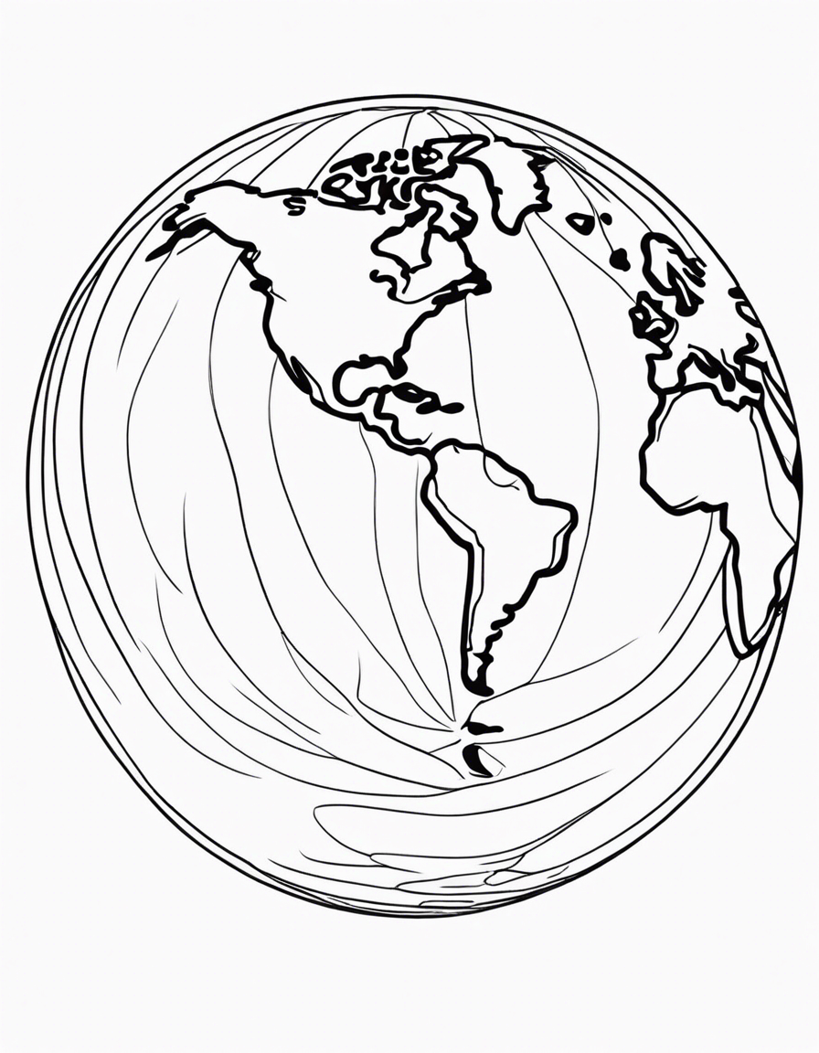 earth coloring pages