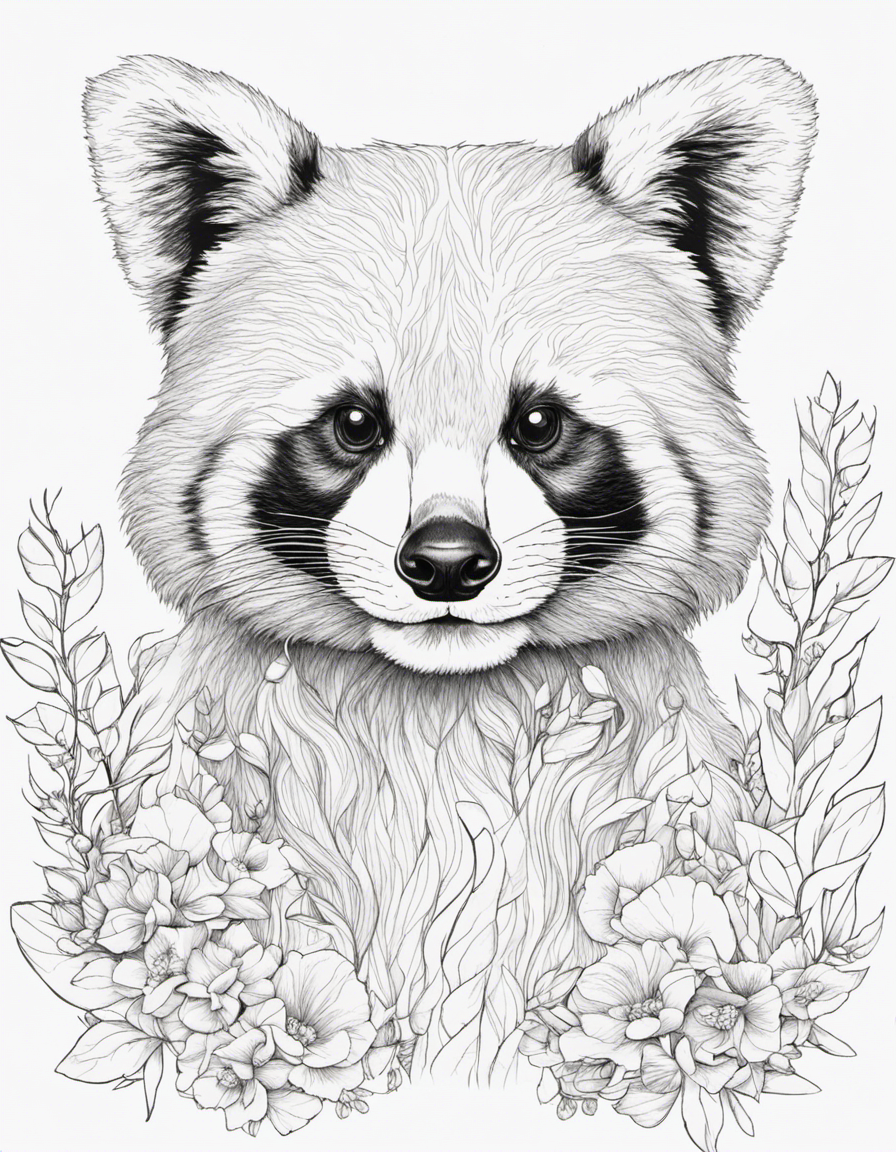 panda coloring pages