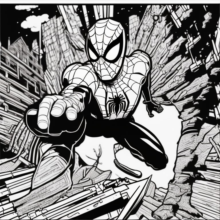 Spiderman  coloring page