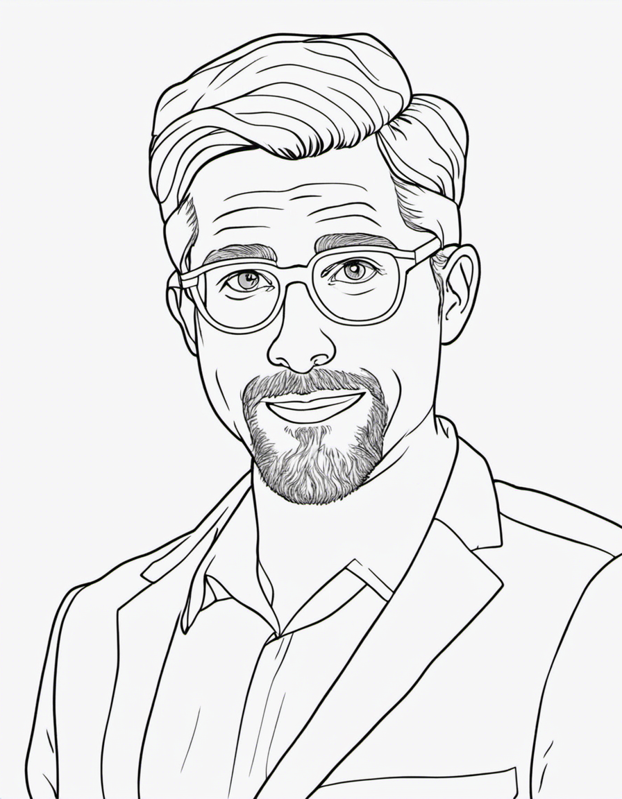 blippi for adults coloring page