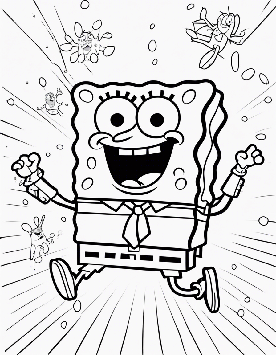 spongebob coloring pages