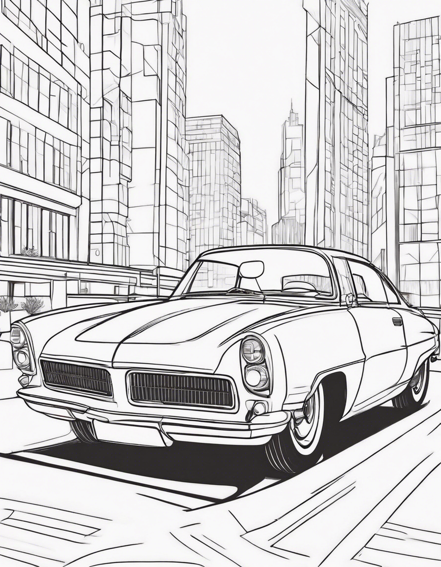 car coloring pages