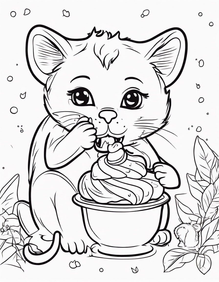 ice cream coloring pages