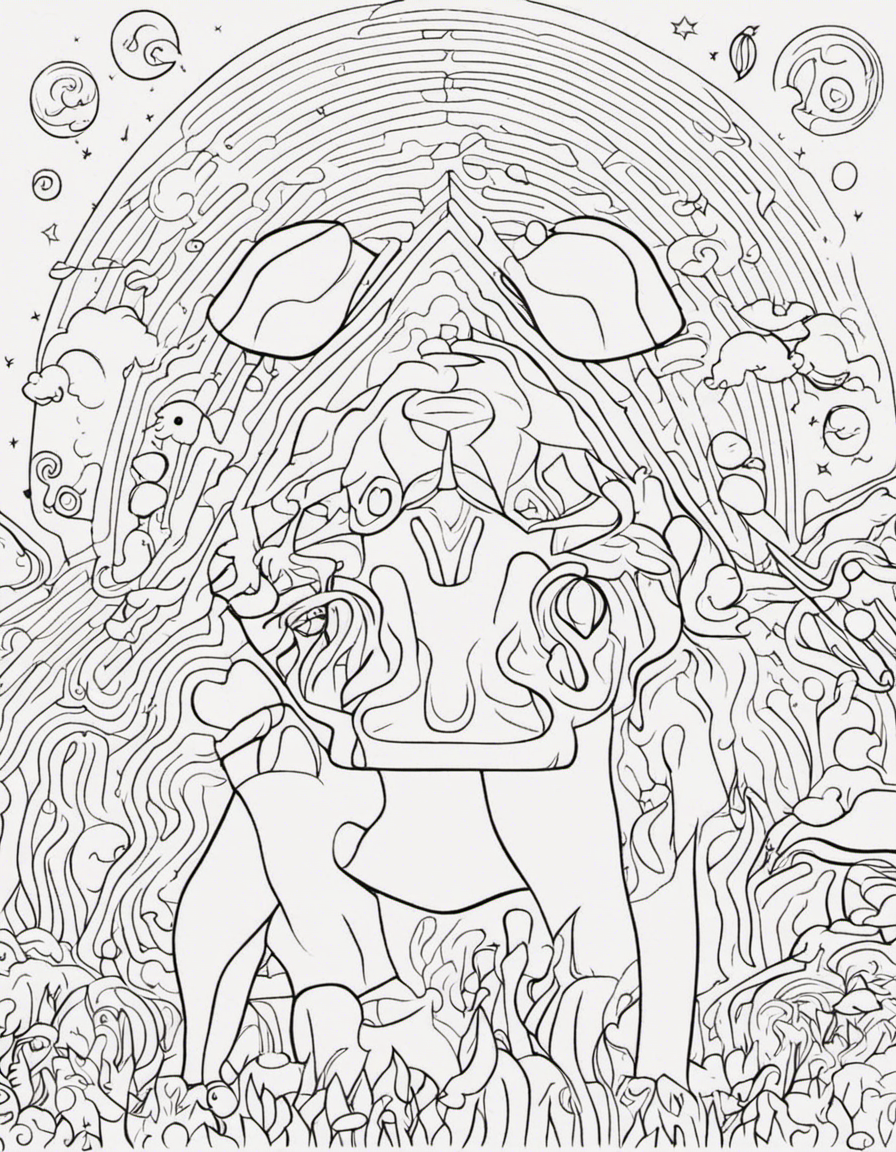 trippy for children coloring page