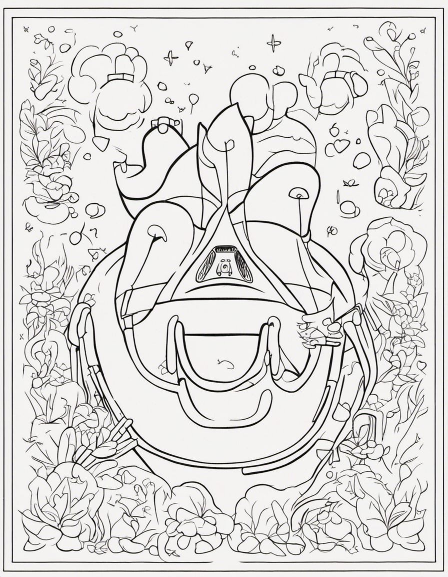 kawaii coloring page