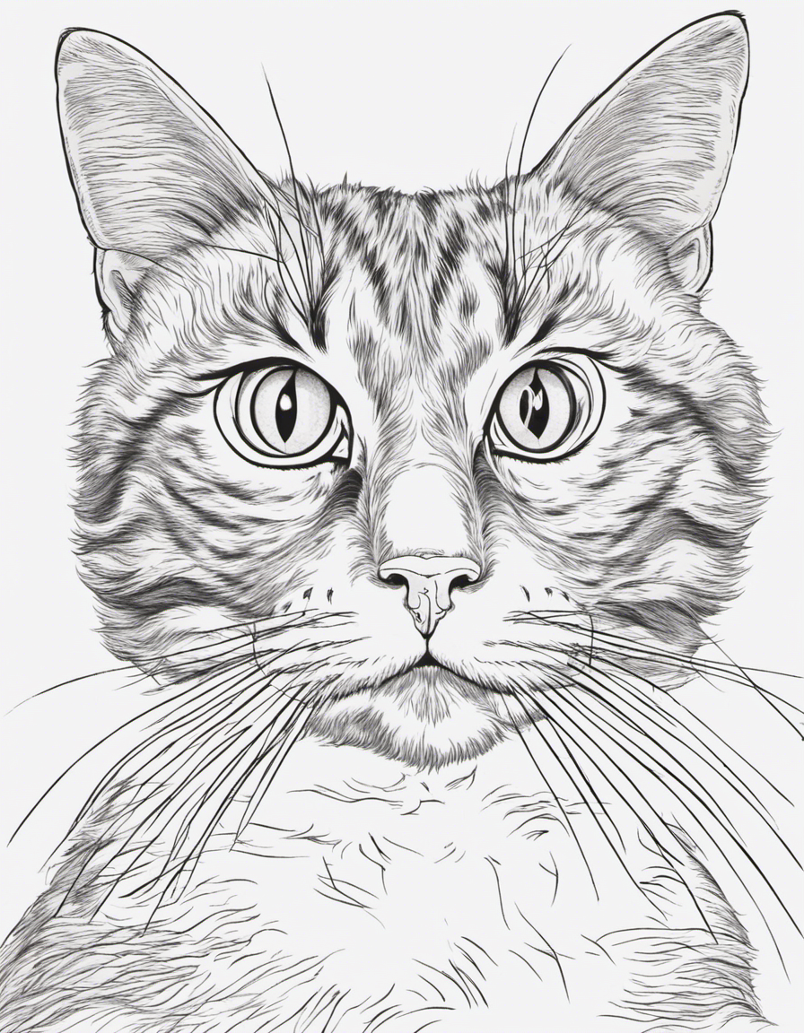 cat coloring pages