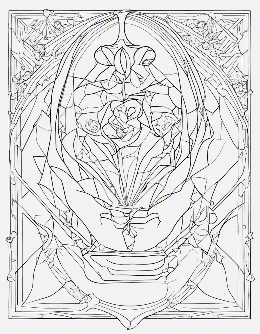 Free heart coloring page 2023