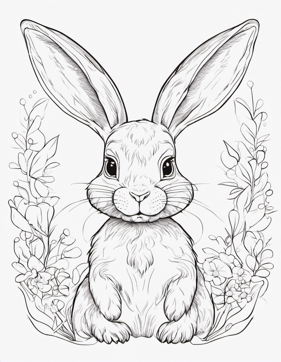 rabbit coloring pages