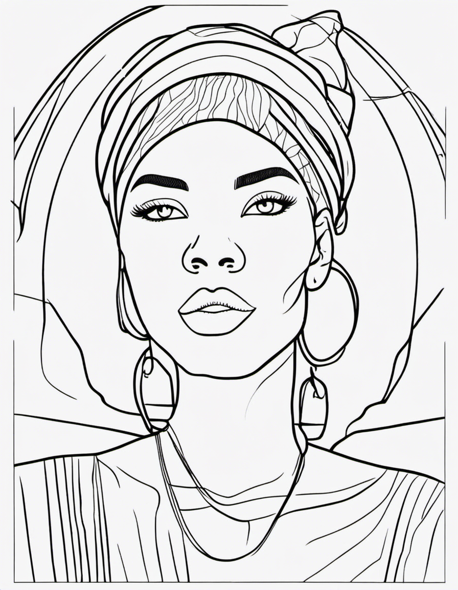 black girl coloring pages