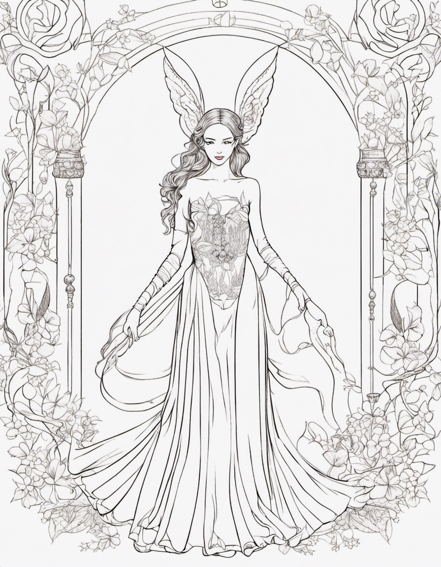 fairy coloring pages