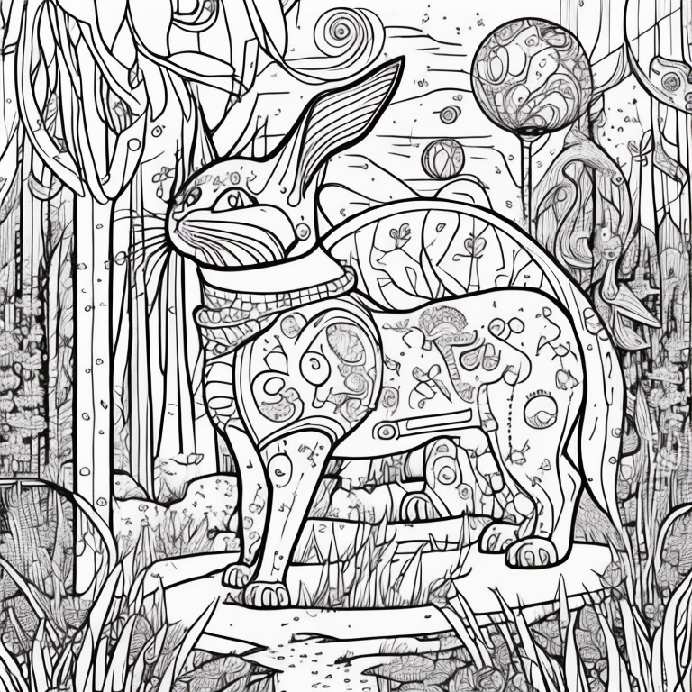 Create a coloring page for adults featuring the shadow cat witnessing a lantern-floating ceremony in black and white, taking place on a lake. The lanterns should cast a soft reflection on the water, conveying the serene atmosphere of the night. The scene should evoke the feeling of lights guiding ancestral spirits as the cat watches with curiosity. Design the image with intricate details, avoiding additional shading or colors, enabling readers to express their creativity through hand-coloring and immerse themselves in the mystical ambiance of the ceremony coloring page