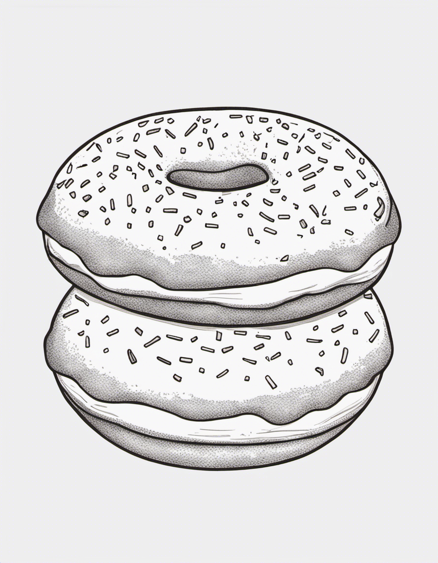 realistic donut