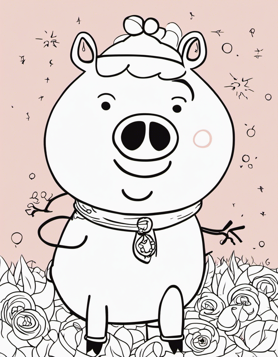 peppa pig coloring pages