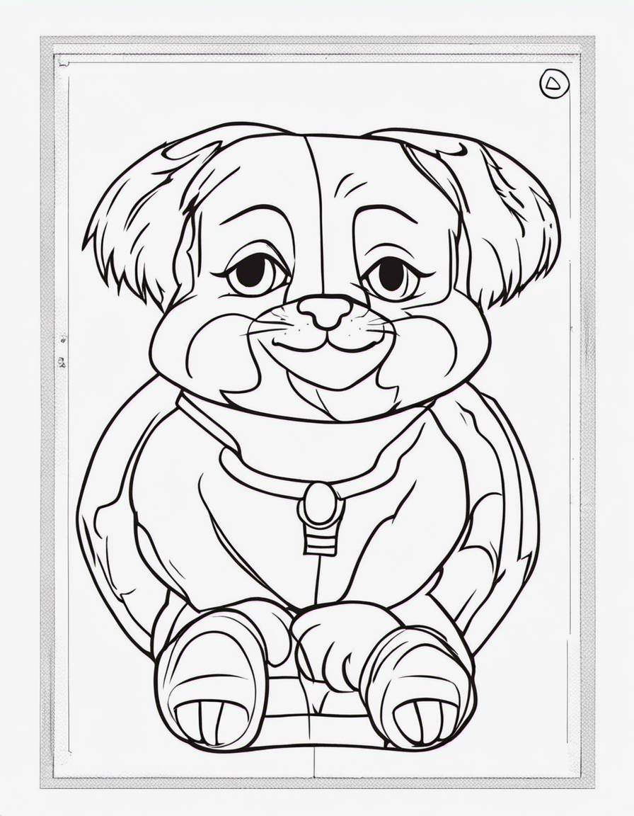 realistic garfield coloring page