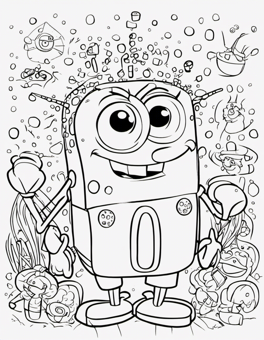 spongebob coloring pages