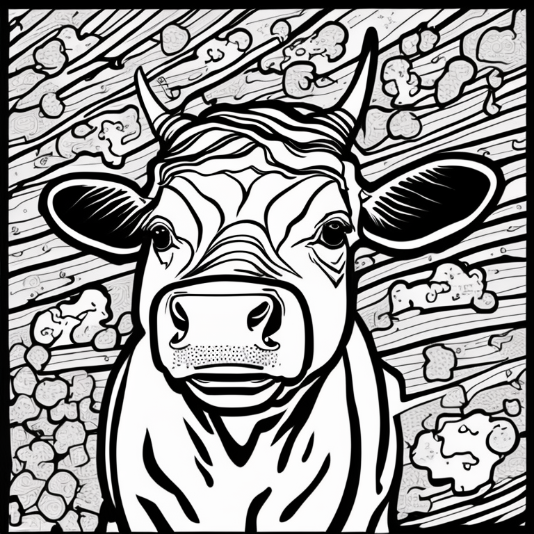 cow coloring pages