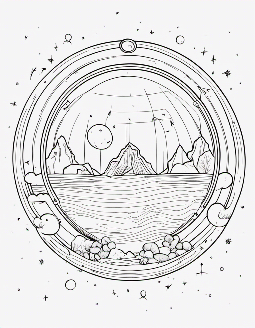 earth for adults coloring page