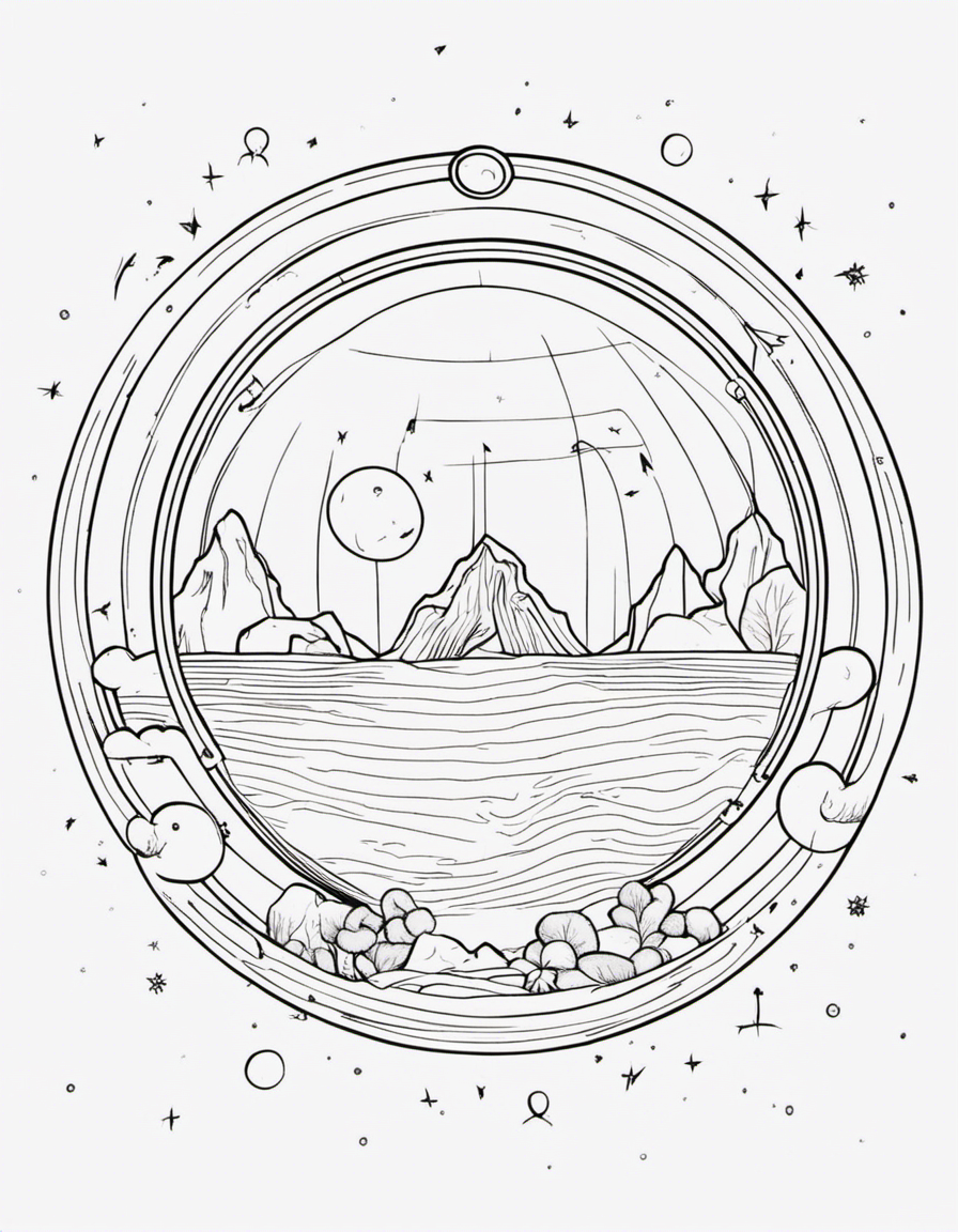 earth coloring pages