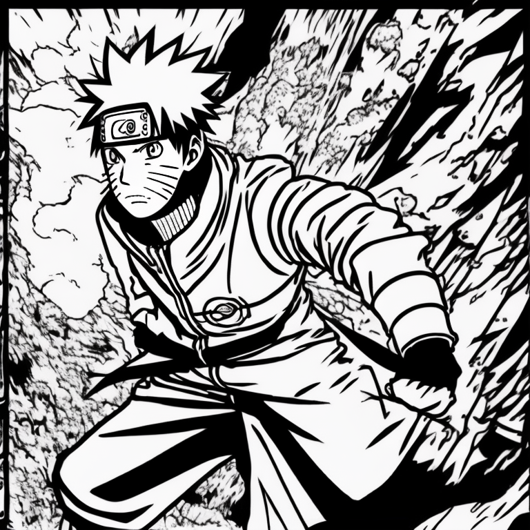 naruto coloring pages