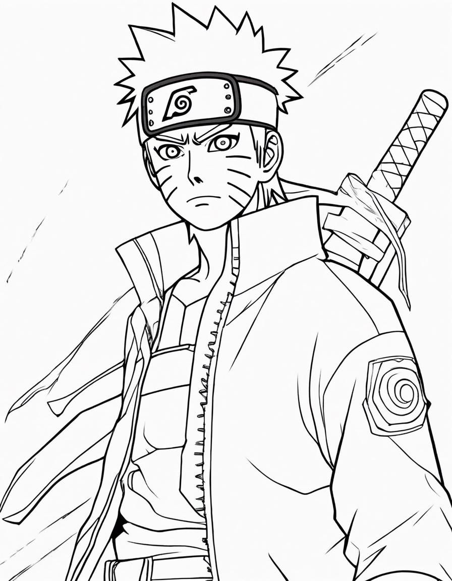 naruto coloring pages