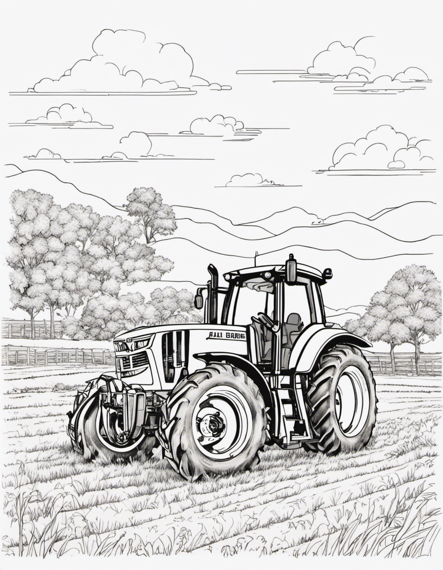 john deere coloring pages