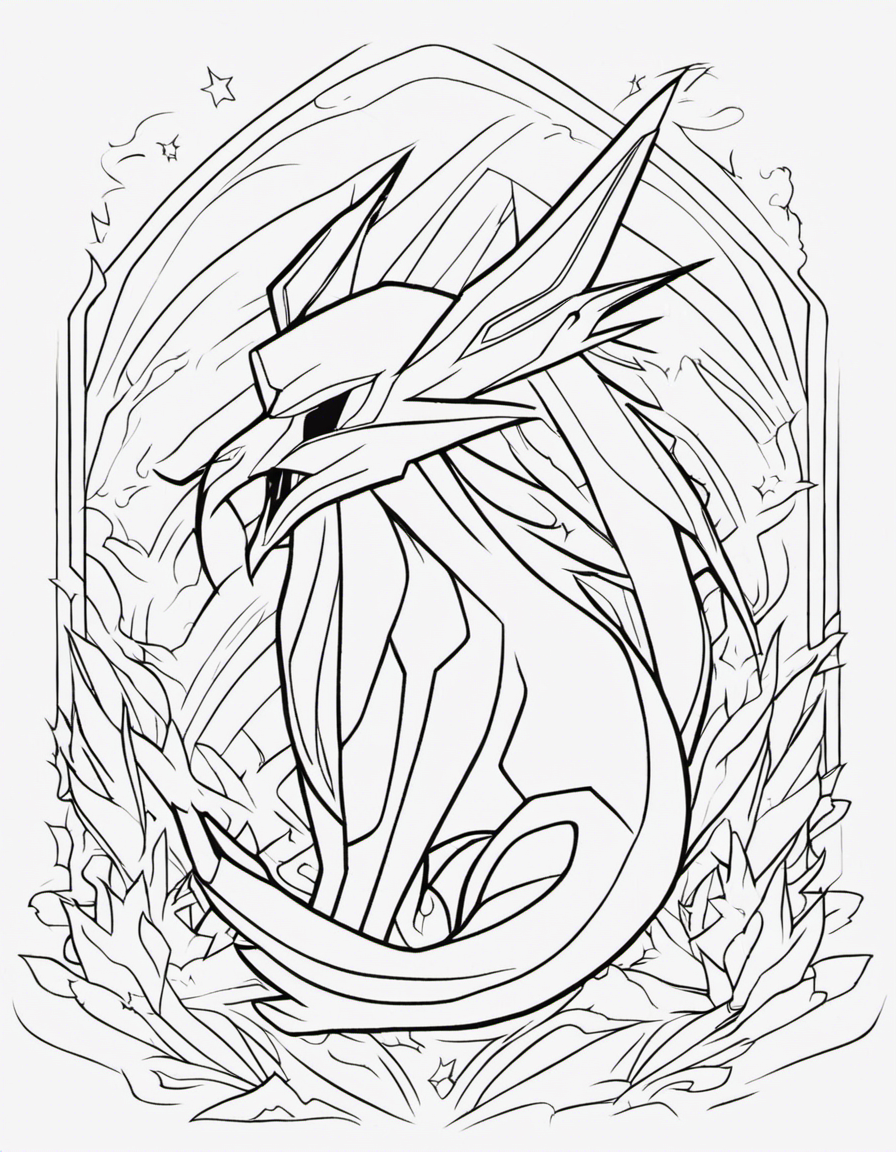 legendary pokemon coloring pages