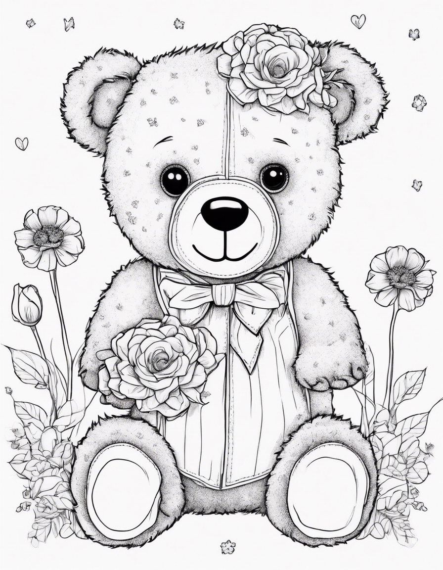 teddy bear coloring pages